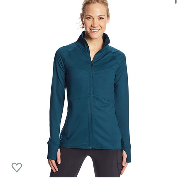 Champion Tops - SOLD***Champion- Teal Blue Warm Up Jogger Jacket